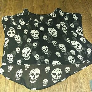 Cute skull top